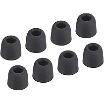 交換用イヤーチップ イヤホン用 5.1-6mm 中サイズ 黒 8個入り Amazon | uxcell 交換用フォームイヤーチップ イヤホン用 5.1-6mm 中